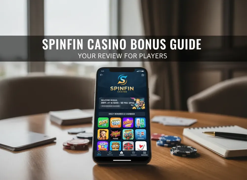 Spinfin casino bonus guide and review for players